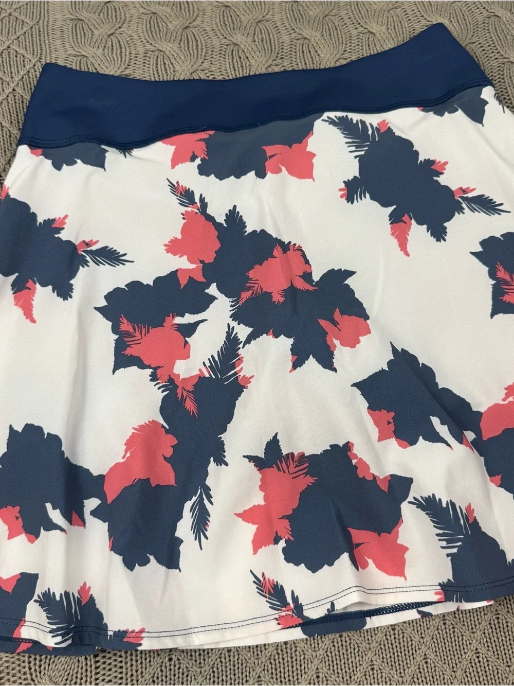 Puma Navy and Coral Floral Golf/Tennis Skort ~ XS